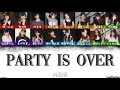 AKB48 - Party is Over | (Kanji, Romaji, English Lyrics)