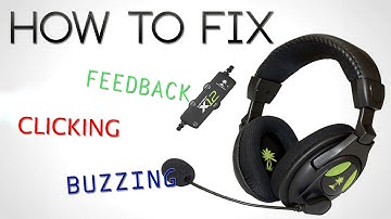 How to FIX Turtle Beach X12 Feedback/Clicking/Noise/Static/etc. -When recording- EASY!  (2014)