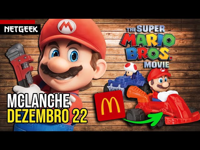 McLanche Feliz traz personagens de 'Super Mario Bros: O Filme