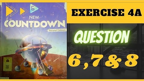 new countdown class 6 chapter 4a  exercise 4a Qn 6 ,7, 8 | HCF by division method|