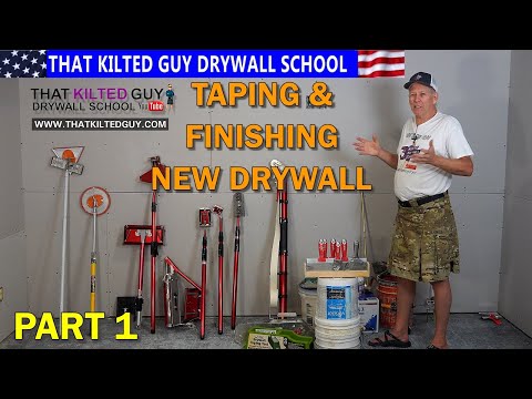 Taping & Mudding Drywall School playlist thumbnail