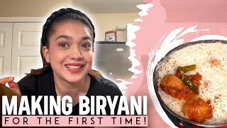 Making Biryani for the first time