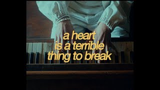 Video thumbnail of "Anson Seabra - A Heart Is a Terrible Thing to Break (Official Visualizer)"