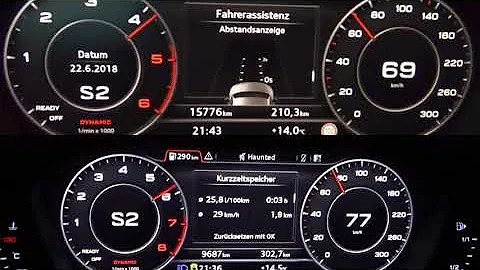 Audi A5 3.0 TDI vs 2.0 TFSI 0-170 acceleration.