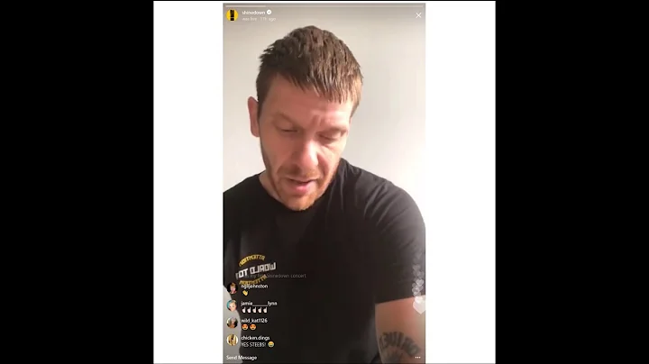 Instagram Q&A with Brent Smith of Shinedown on 8/9/18