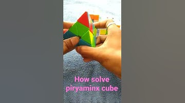 how to slove piryaminx cube|piryaminx cube|#shortvideos #rubikscube #kingofcuber