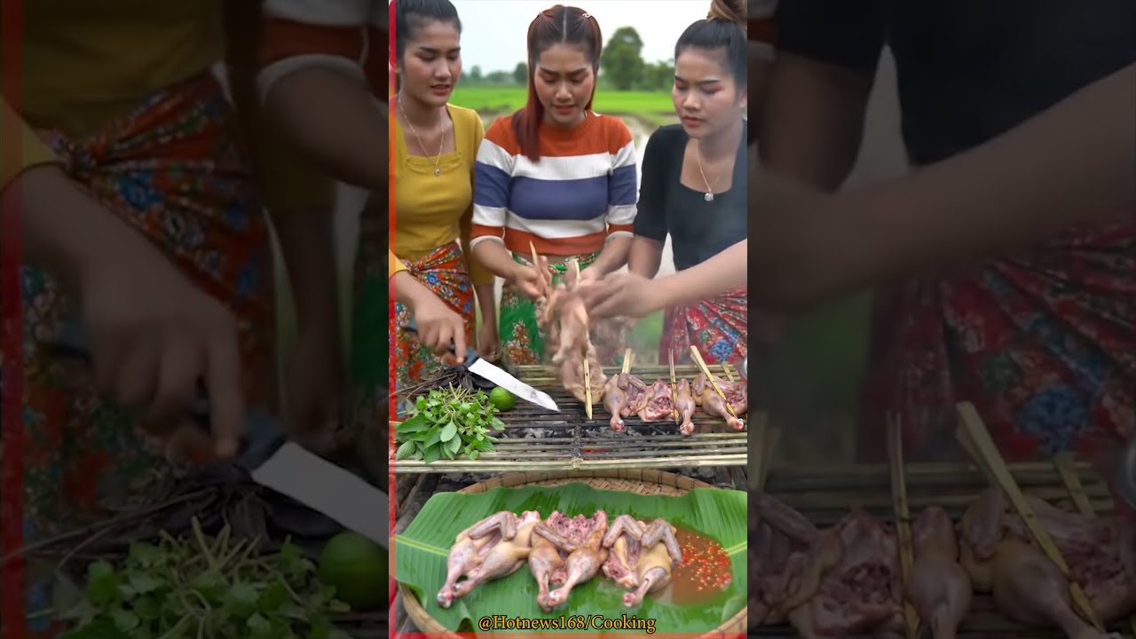 AMAZING COOK:  Grilled Duck Legs with Charred Herbs at Sunset