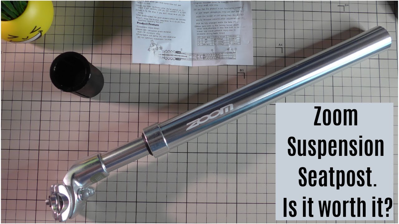 Zoom Suspension Bike Seatpost Review? it worth YouTube it? Is 