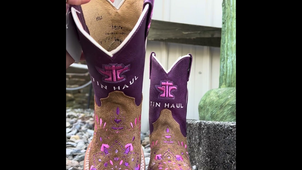 Tin Haul Little Kids Mandala Purple Boot 14-018-0077-0932 TA