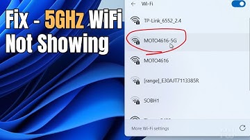 Fix 5Ghz Wi-Fi Not Showing Up in Windows 11 / 10