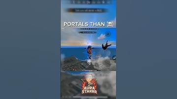 portals now 🤡 portals than ☠️ #shorts #freefire #aura #aurastarrr