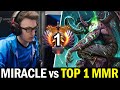 MIRACLE vs TOP 1 MMR — Keep Farming & Carry the Game