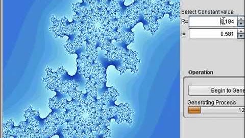 Beauty of Math - Julia Set Fractal