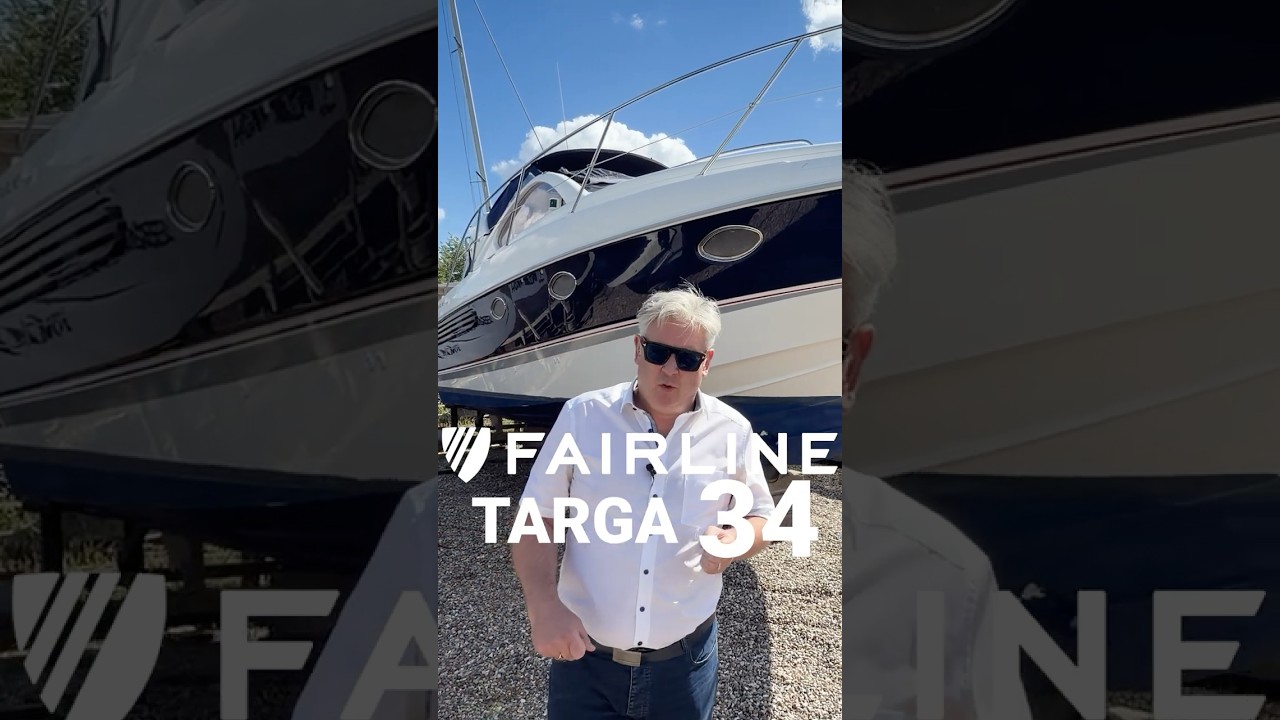⁣Take a look at this 2005 Targa 34 in under 3 mins 🛥️