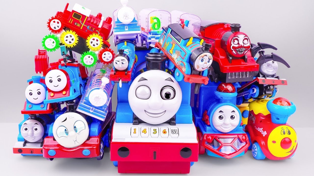 Merakit Mainan Kereta Api Thomas and Friends, Tayo Si Bus Kecil , Unboxing Mainan Kereta Api ASMR 45