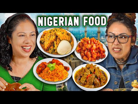 Mexican Moms Try Nigerian Food!