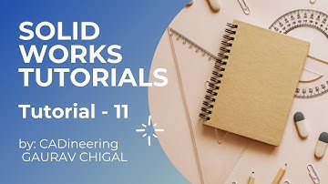 SOLID WORKS TUTORIALS - 11 - 3D Module - Rib, Shell & Draft