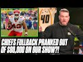 Pat McAfee Reacts To Chiefs Fullback Getting Pranked Out Of $80,000 Truck!