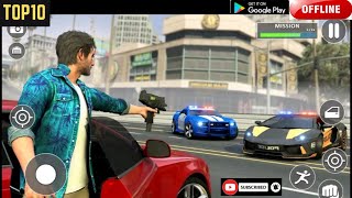 Top 10 game New Gangster Vegas Crime City War games For Android 2023. screenshot 1