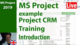 Ms Project  2019 ● Learn by Example ● Training Project ● Introduction