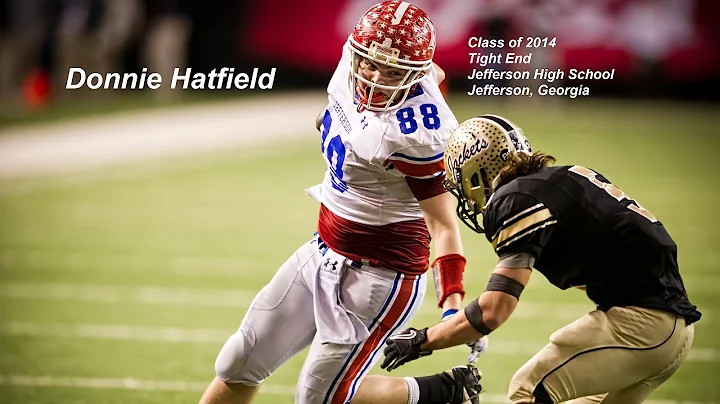 Donnie Hatfield - Class of 2014 - All State TE Hig...
