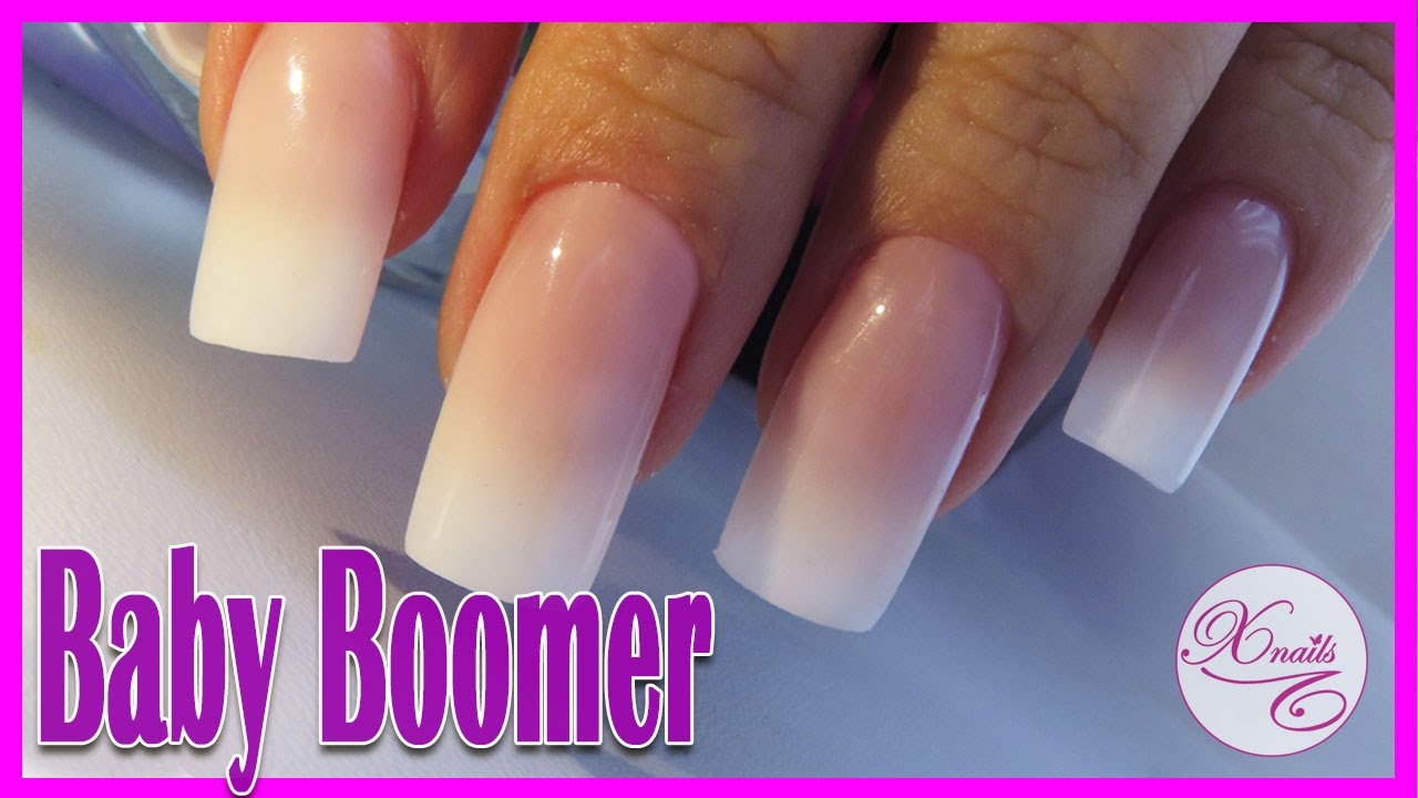 👉#14 Como hacer Uñas BABY BOOMER con POLYGEL 💖 Principiantes paso a paso / CURSO GRATIS