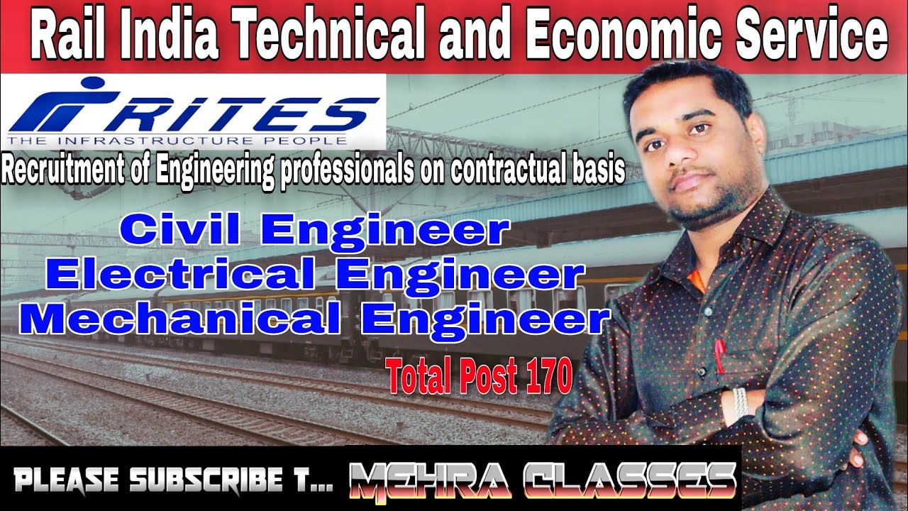 RITES Recruitment Notification 2020//Rites Vacancy 2020//Civil