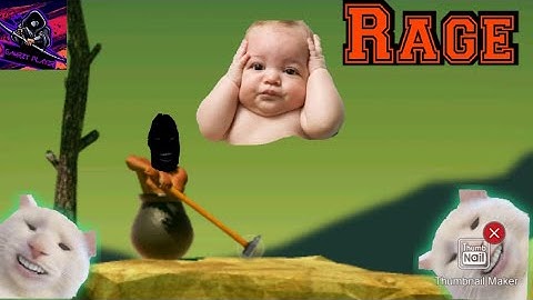 Getting over it || noob gameplay rage 😡😡😠