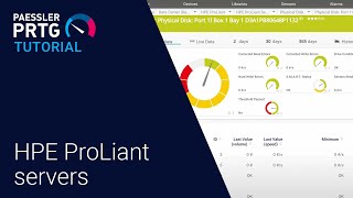 PRTG Tutorial - How to monitor HPE ProLiant servers screenshot 5