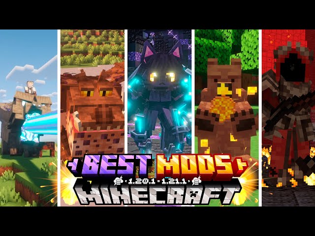 ⭐Top 10 New Mods for Minecraft ⭐1.20.1 - 1.21.1 - Part 8 - YouTube