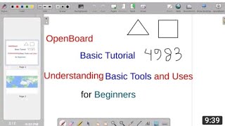 How to use// openboard Application // for education vedio