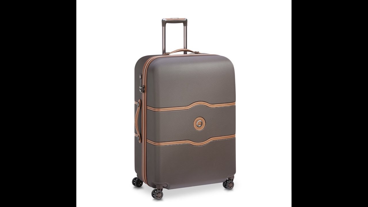 Delsey Chatelet 28" Spinner Upright Chocolate YouTube