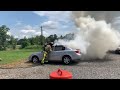 Demo - Car Fire Put Out Using UHP System