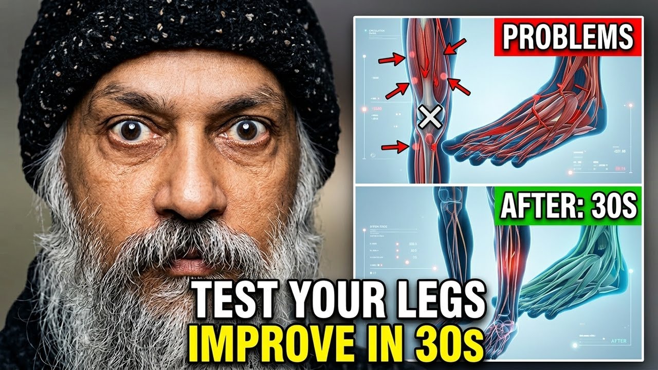 OSHO - 30 सेकंड का लेग सर्कुलेशन टेस्ट | अगर स्कोर कम है तो ये 3 एक्सरसाइज जरूर करें