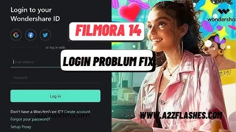 filmora 14 login problem fixed