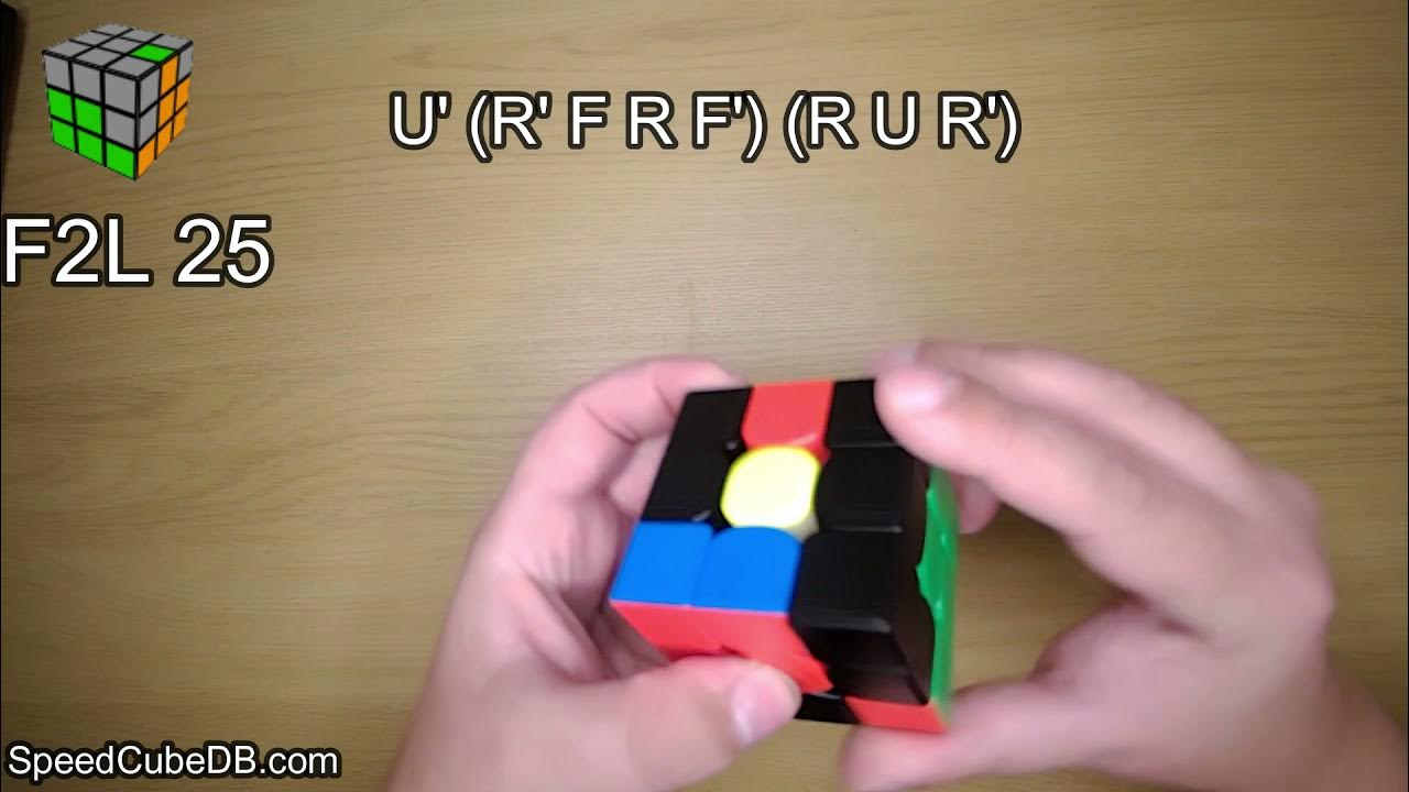 F2L Algorithms, FR Slot F2L 25 [Sledge] YouTube