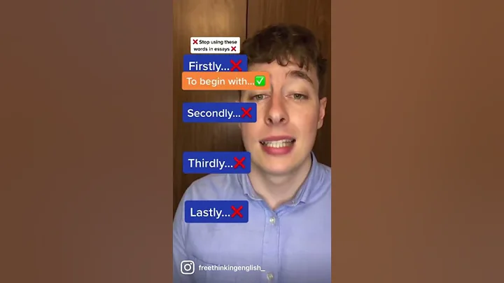 Stop using these words in your ESSAYS! ❌ #english #essay #learnenglish