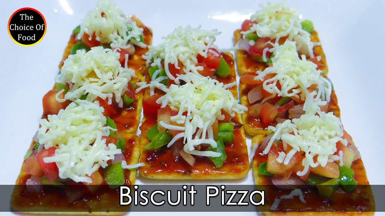 Biscuit Pizza | Cheesy Biscuit Starter | Cracker Pizza Recipe | Quick & Simple Recipe | 