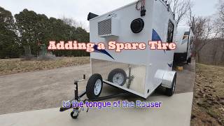 Moving Spare Tire to Tongue of a Trailer