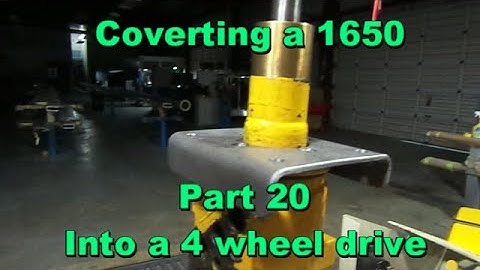 Building a 1650 Cub Cadet 4 wheel drive part 20