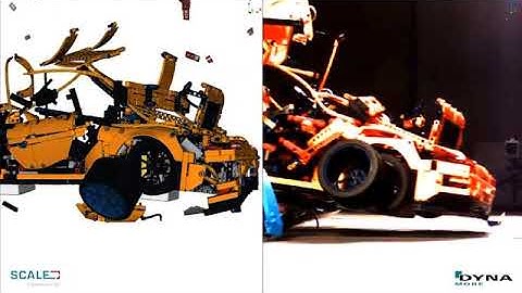 Lego Crash Simulation vs. Reality