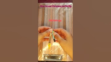 Use Compass perfectly Maths drawing tool#shorts #maths #compass #drawacircle #viral #mathsdrawing