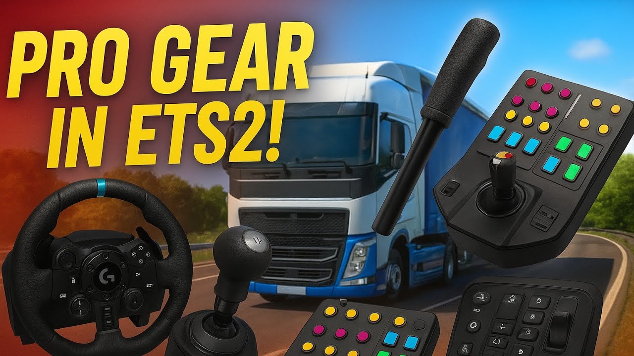 Logitech Side Panel Setup Image Gaming Setup (Logitech G923, Logitech Side Panel , Truck Shifter ...