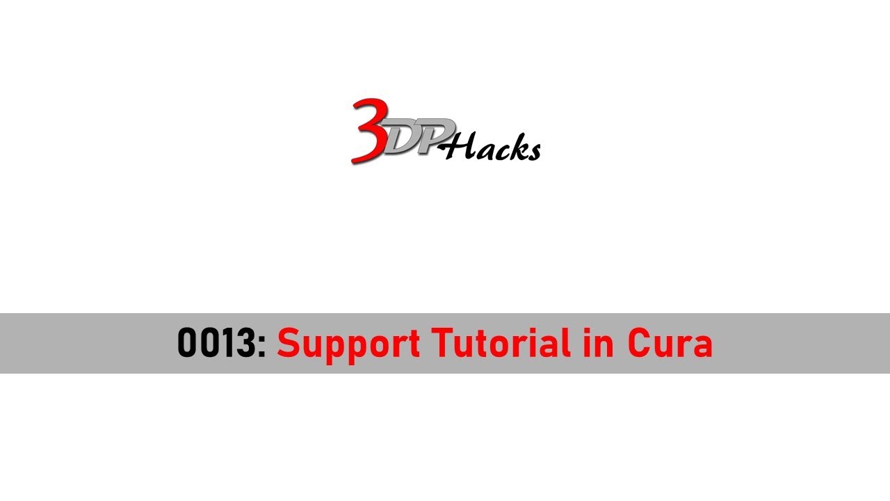 Support Tutorial in Cura | Important Support Settings | Tree Support ...
