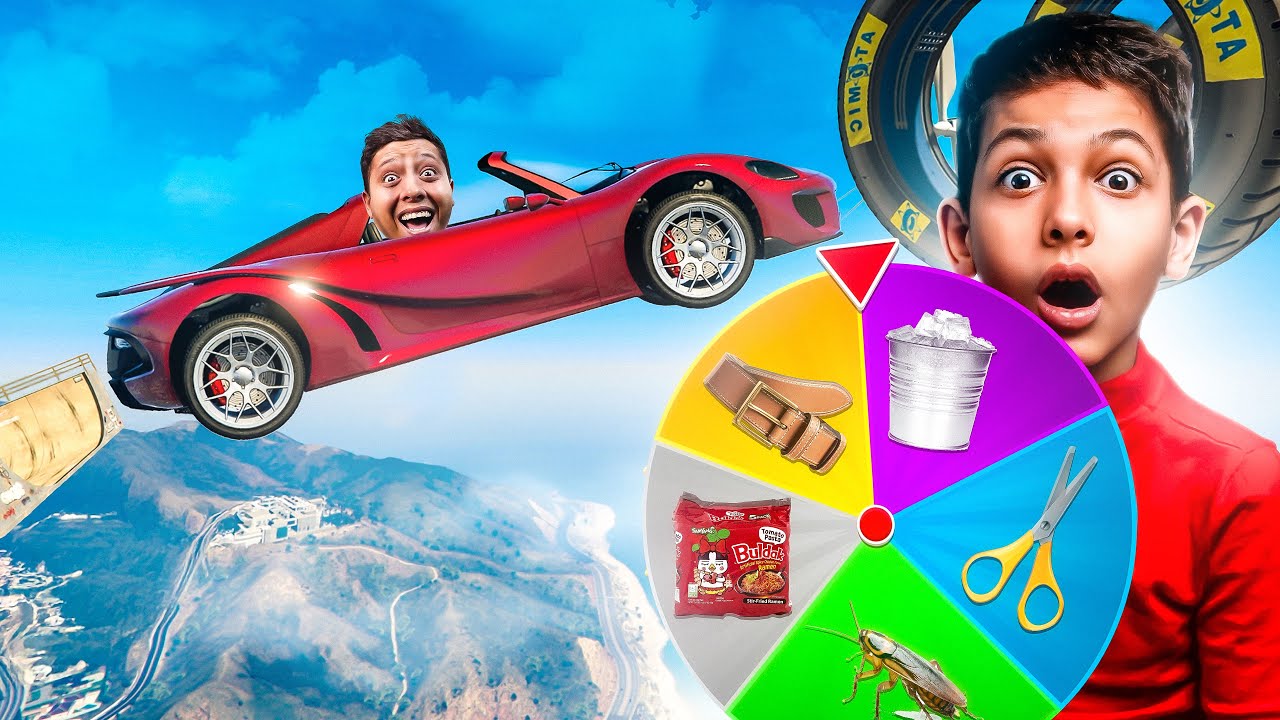 كل سيارة بتخسرها راح تتعاقب اشد عقاب من عجلة الحظ 😱💔 | GTA V