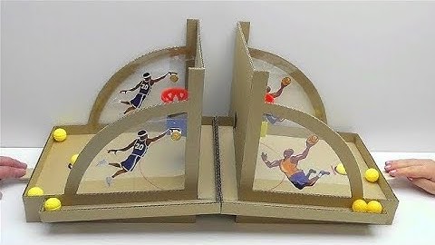 How to make Basketball Board Game from Cardboard DIY at Home