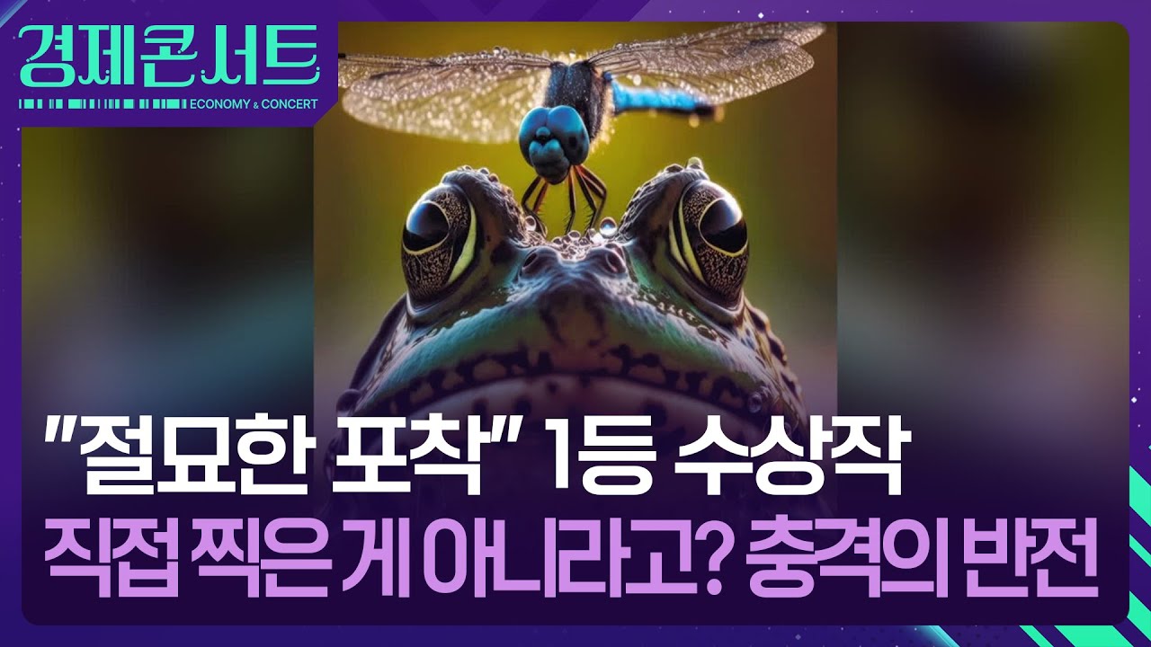 호평받은 최우수작…알고 보니 AI 이미지 도용? [경제콘서트] / KBS  2025.11.13.