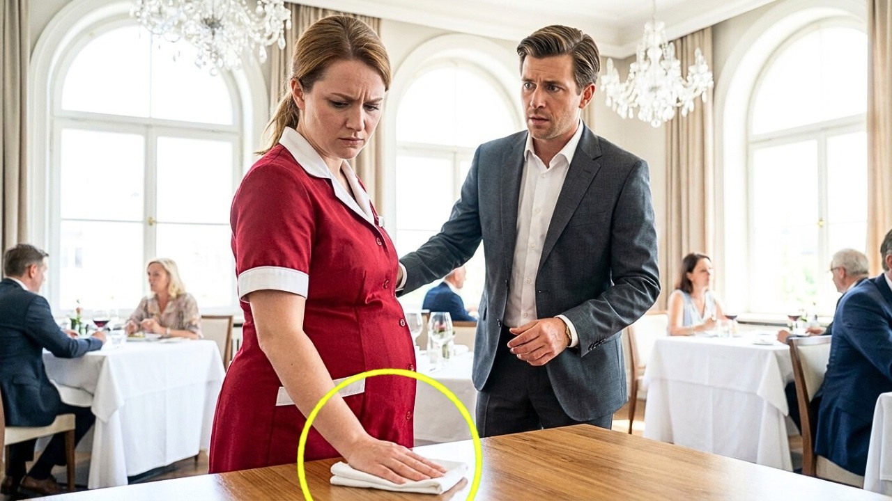 DER MILLIONÄR SIEHT SEINE SCHWANGERE EX FRAU ALS KELLNERIN ARBEITEN — UND ENTDECKT ALLES