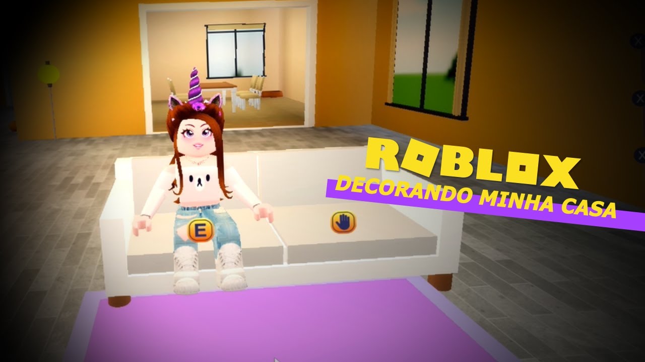 CLUBE ROBLOX_Decorando minha casa - YouTube