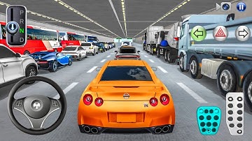 New Nissan GTR Car in Highway Tunnel Road 3D Driving Class Android Gameplay